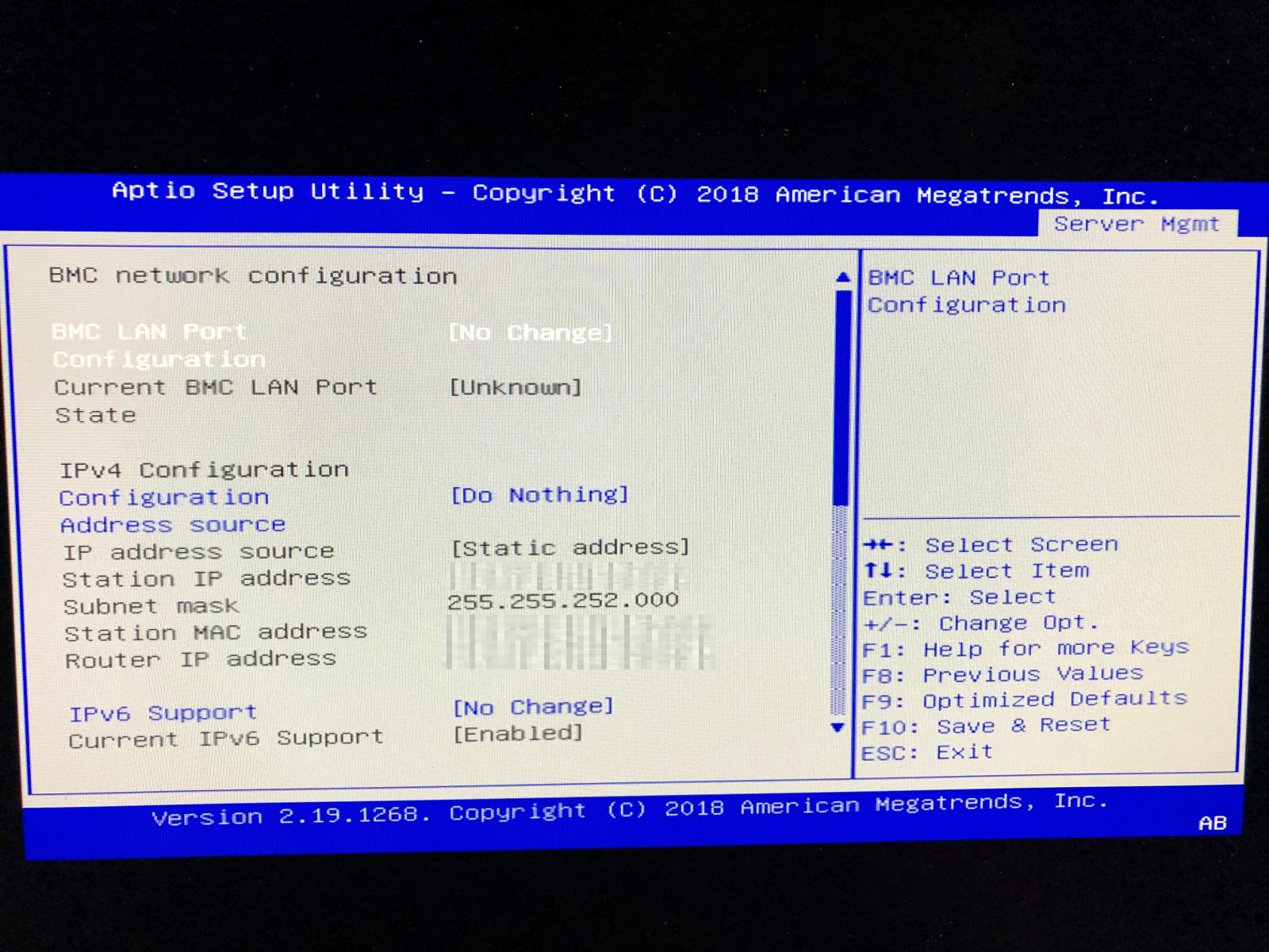 设置共享NIC后、NetApp H610S无法访问BMC
