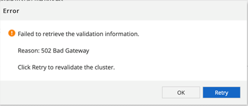 System Manager中出现ONTAP升级错误