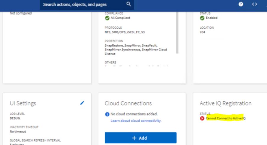 OSM上的ActiveIQ注册状态每周都将变为未注册
