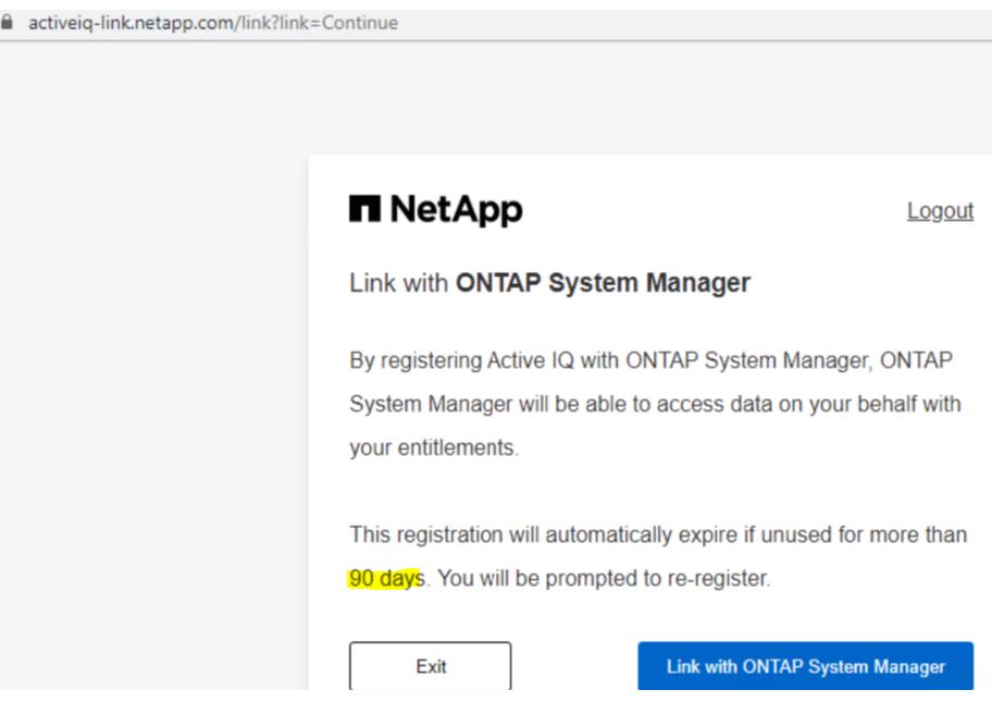 OSM上的ActiveIQ注册状态每周都将变为未注册
