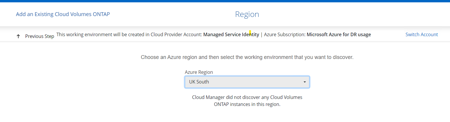 Unable to discover CVO in BlueXP Unable to discover CVO in BlueXP